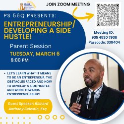 Entrepreneurship/Developing a Side Hustle - Flyer